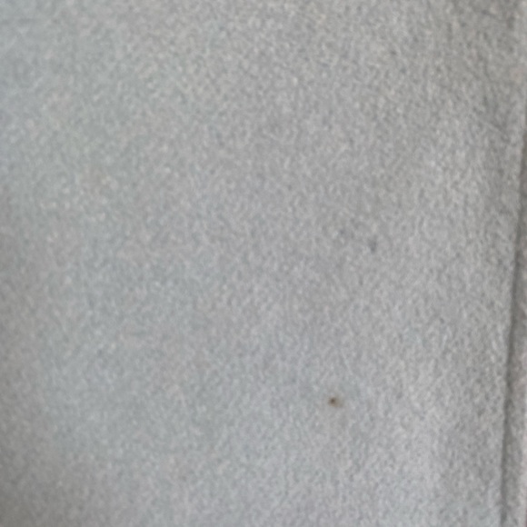 Vintage Powder Blue Faux Fur-Trimmed Women's Coat - Picture 7 of 8